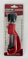 Shop-Tek Quick Release Large Tubing Cutter Tube Pipe 27505, 1/8" - 1-1/4" O.D.