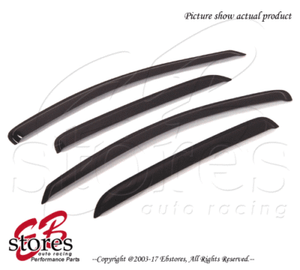 JDM Vent Window Visor 4pc Wind Deflector Ford Five Hundred 05 06 07 2005-2007