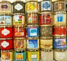 Bath & Body Works White Barn 3 Wick Candle CHOOSE YOUR SCENT! BUY MORE SAVE MORE