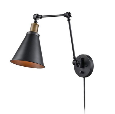 dimmable swing arm wall lamp
