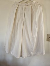 Vtg MJ Concepts In Sportswear Women's Wool Blend Shorts Skirts Sz 13 Ivory