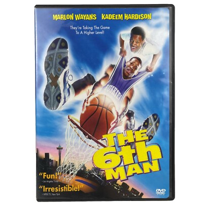 The 6th Man (DVD 2003) Marlon Wayans Kadeem Hardison 90s Basketball Movie TESTED