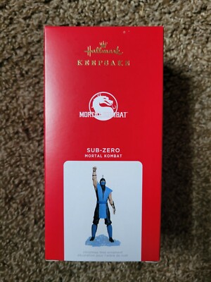 2021 Hallmark Keepsake Ornament MORTAL KOMBAT SUB ZERO