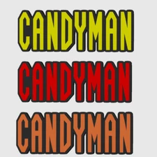 Candyman Horror Freestanding Display Plaque, 3D Printed