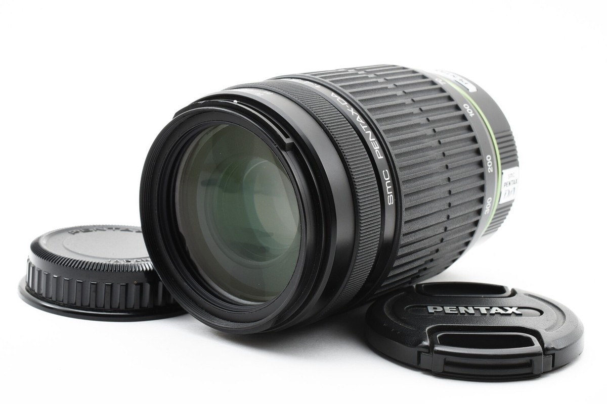 PENTAX telephoto zoom lens DA 55-300mm F4-5.8 ED K-mount APS-C