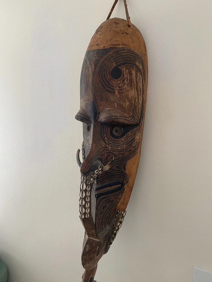 Old Mask - Papua New Guinea - Mei Iatmul - Middle Sepik River Tribal Art Oceanic - Image 3 of 4