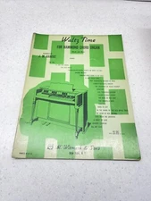 Waltz Time For Hammond Chord Organ Jm Hanert