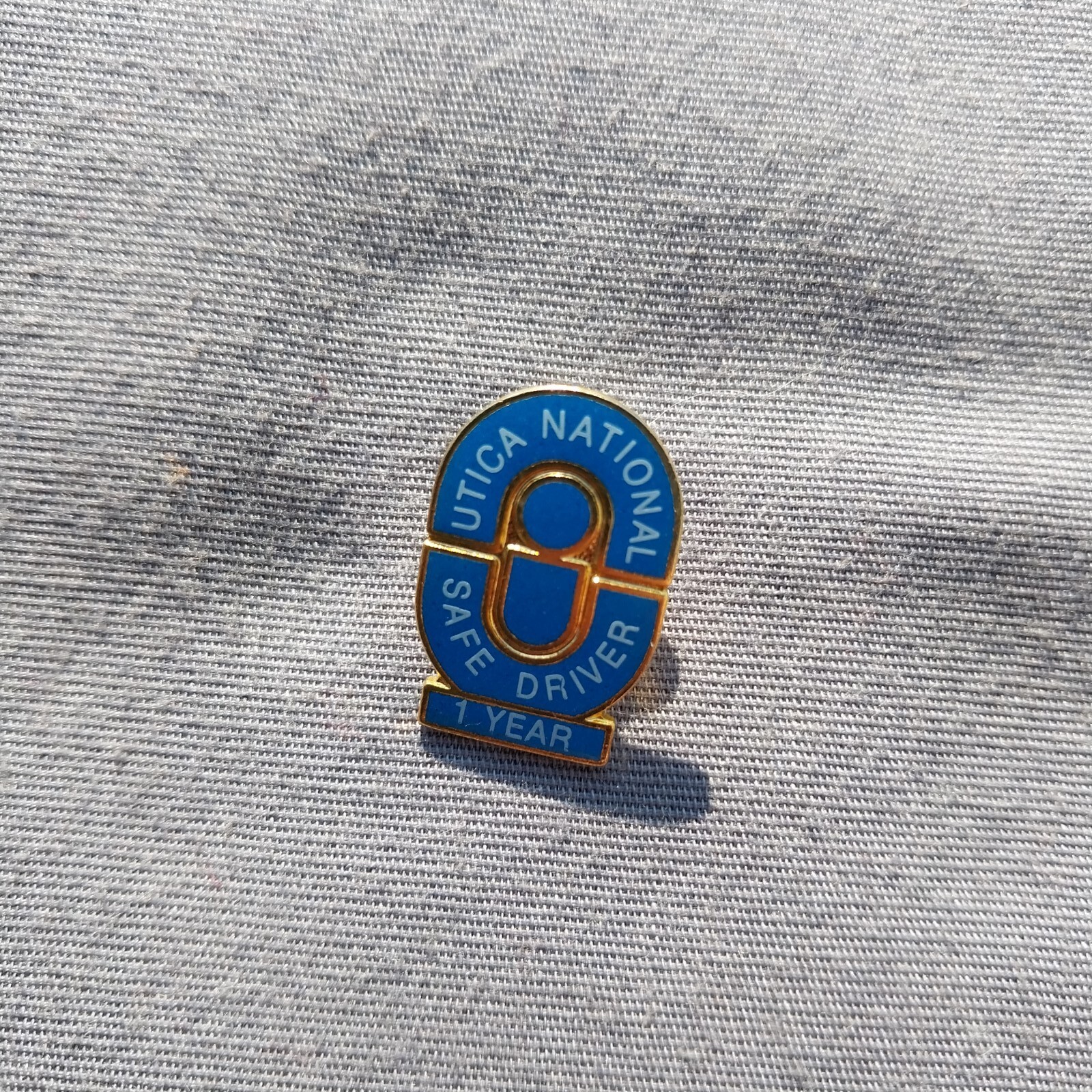 Utica National Safe Driver 1 Year Hat Jacket Lapel Pin eBay