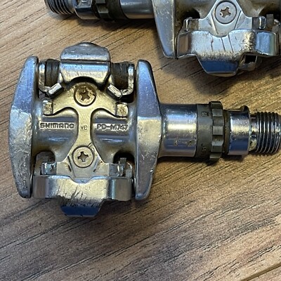 Shimano PD-M747 Clipless Mountain Bike Pedals No Cleats | eBay