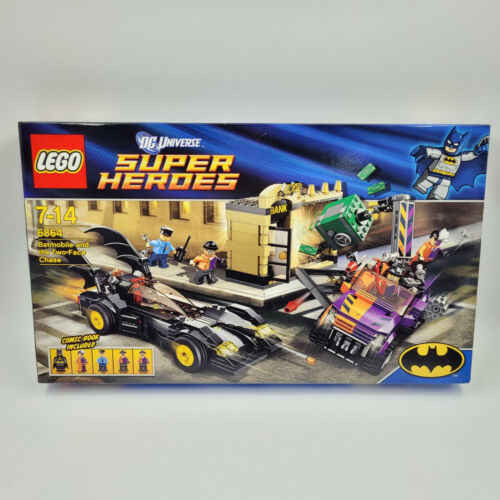 DC Super Heroes Lego 6864 Batman Batmobile & the Two-Face Chase (Sealed) Damaged - Afbeelding 1 van 4