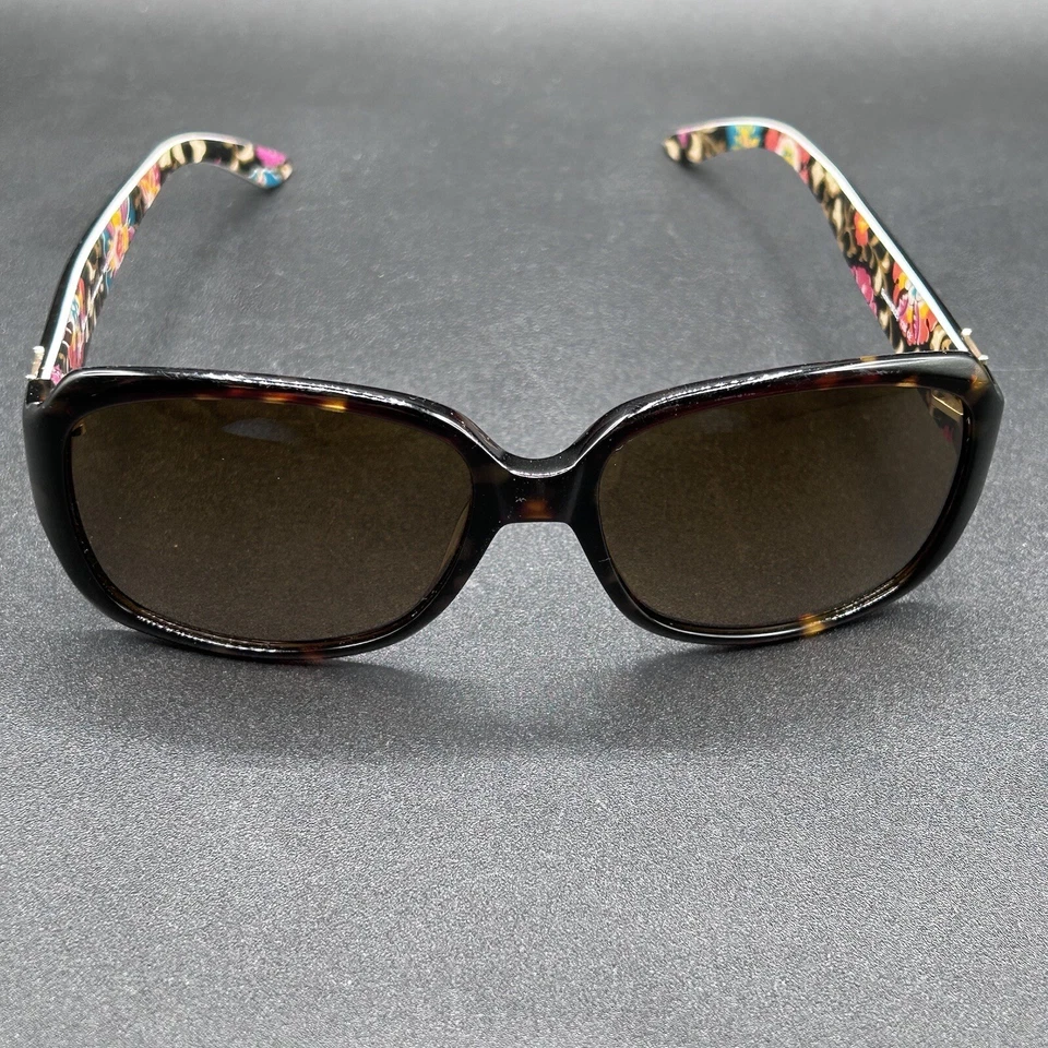 Vera Bradley Margarette Sunglasses Tort Suzan (SUZ) Polarized 55-16-135 Used - Image 2 of 4