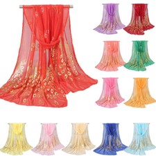 Women Print Long Scarf Hijab Muslim Headscarf Turban Wrap Shawl Scarves Islamic