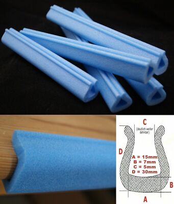 (1,80 /St) 50x 1m Kantenschutz 5-15mm Eckenschutz Schaumstoff U-Tulip Möbel
