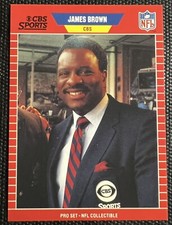 1989 PRO SET JAMES BROWN ANNOUNCER COLLECTIBLE CARD #13 NM/MT