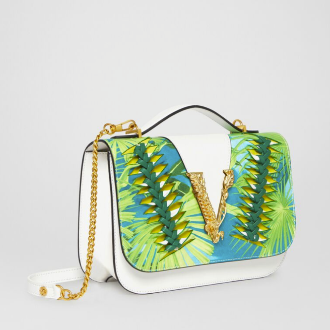 versace jungle print bag