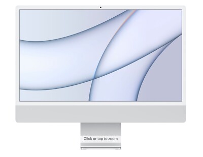 Apple iMac 24'' (256GB SSD, Apple M1, 3.20GHz, 8GB, 8-Core GPU) Silver 