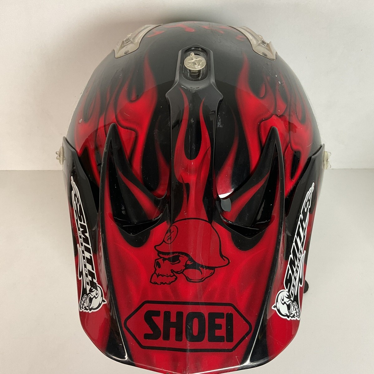 Shoei Metal Mulisha Motorcross Helmet | Smith Designs | Red | XL