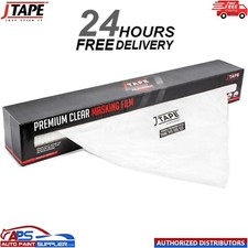 J TAPE polymask Premium Plastic Clear Car Masking Film Sheeting 4m x 150m JTAPE
