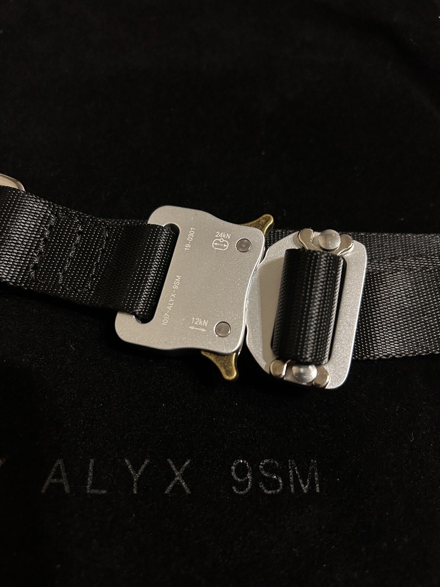 ALYX ベルト 1017 ALYX 9SM Gray Rollercoaster Belt 125cm With Pouch And