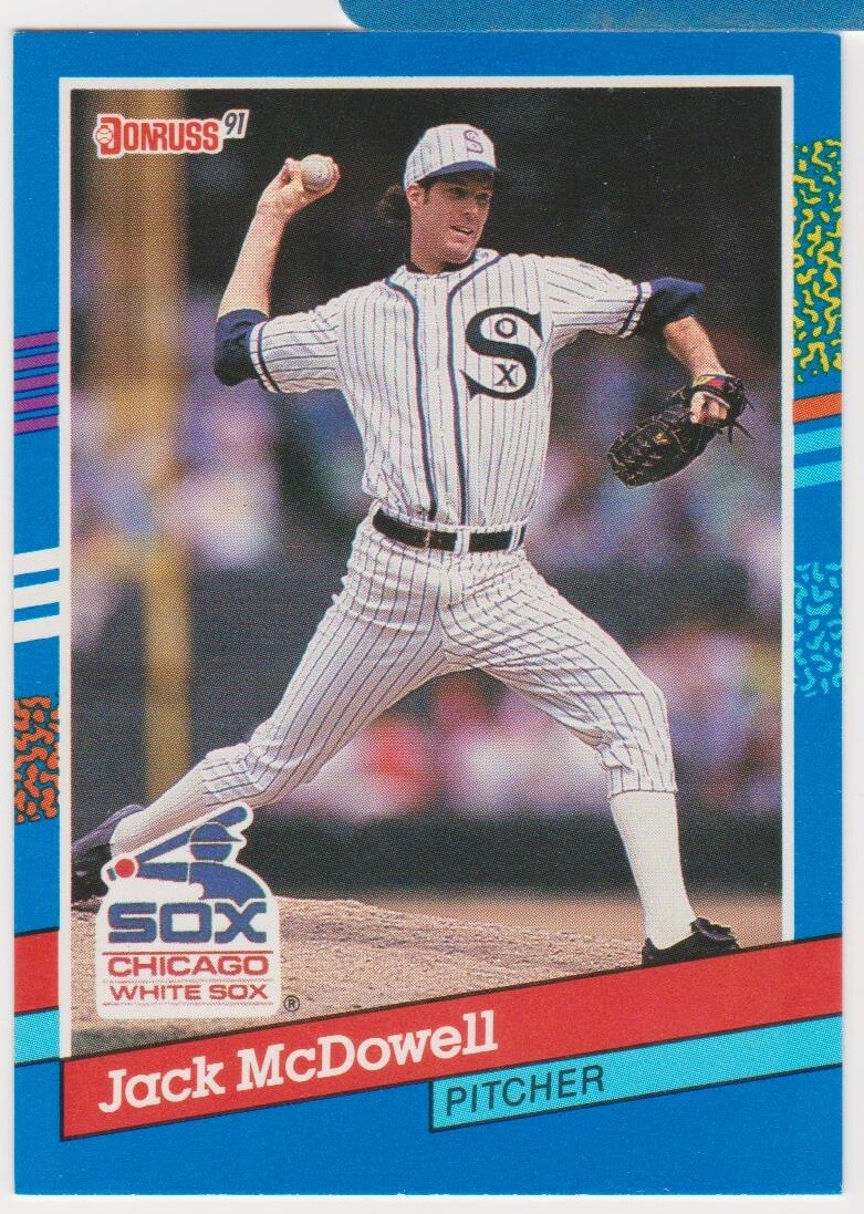 1991 Donruss #57 Jack McDowell Error Chicago White Sox Baseball Card