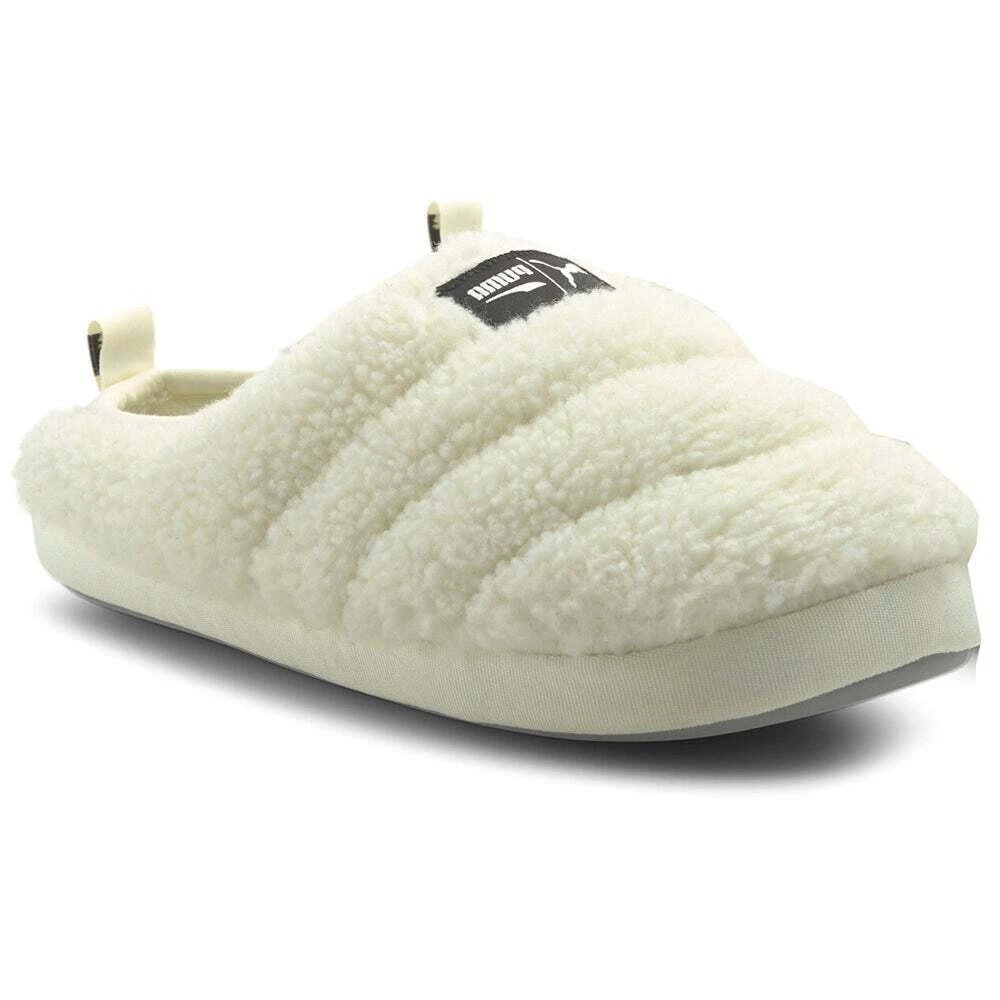 Puma Sherpa pantofole casual bianche per ragazzi 38535401