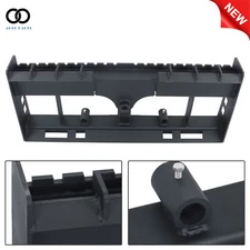 Pallet Fork Frame W Receiver Hitch & Spear Sleeves Skid Steer 4000lb Heavy-Duty