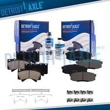 Front & Rear Ceramic Brake Pads for 2008-2021 Toyota Tundra Sequoia Lexus LX570