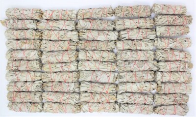 White Sage Smudge Stick, 4'': Choose How Many (Bundle, House Cleansing, Bulk Lot)