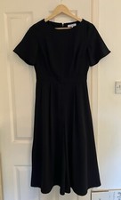 NEW Women's Designer GREAT PLAINS  John Lewis Navy Blue Crepe Jumpsuit, S, 8-10