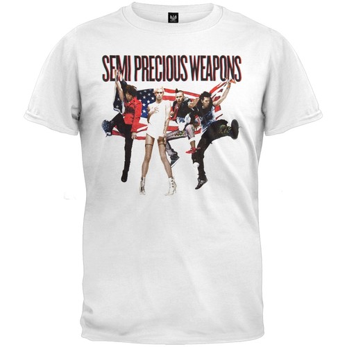 semi precious weapons - mens flag soft t-shirt