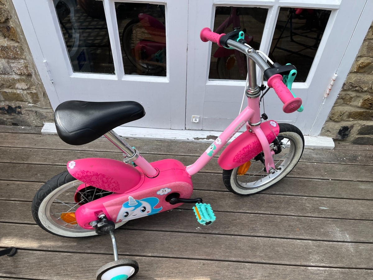 Decathlon Unicorn Bike With Stabilisers Bicicletas Bici Btwin