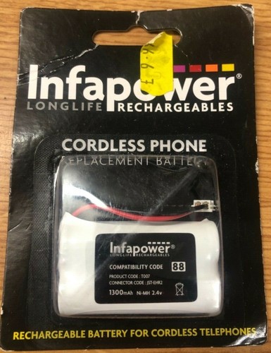 Joblot, Infapower, teléfono inalámbrico, batería de repuesto. - Imagen 5 de 5