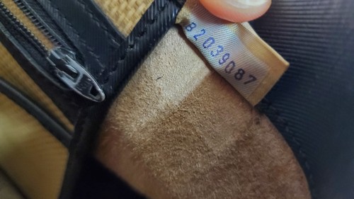 Borsa a tracolla vintage lusso Dooney & Bourke in pelle di coccodrillo nera goffrata - Foto 16 di 19