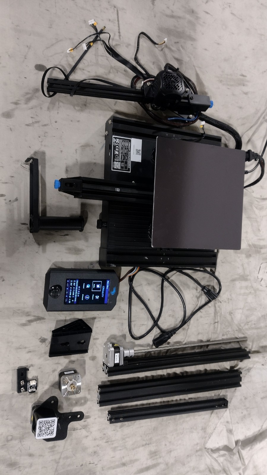 Creality Ender 3 V2 3D Printer *For Parts* Silent Motherboard, Resume Printing