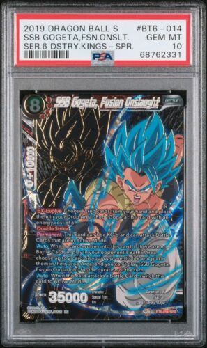 DBS Card Game - BT6-014 SPR - SSB Gogeta, Fusion Onslaught *GEM MINT PSA 10* - Picture 1 of 5