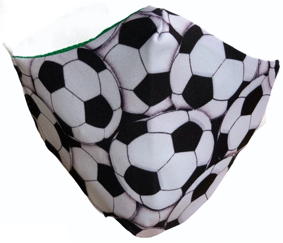 SALE WIEDERVERWENDBARE GESICHTSMASKEN FILTER DINOSAURIER FUSSBALL WELT JUNGEN MÄDCHEN KINDER - Bild 2 von 4