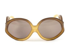 GAFAS DE SOL VINTAGE MISS DIOR DOS TONOS MÁSCARA ÁMBAR LENTES MARRÓN CLARO AÑOS 70 AUSTRIA