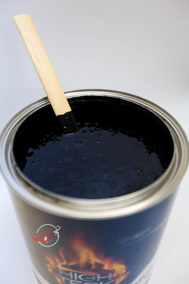 High Teck Ebony Black Basecoat Paint, Reducer, Clearcoat Gallon Kit! GM WA8555 - Image 4 of 4