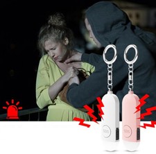 2x Alarm, Selbstverteidigung, 130dB, Sicherheit Personal Schl&uuml;sselanh&auml;nger Stark