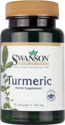 Curcuma Swanson 720 Mg - Boîte De 100 Gélules - Neuf Scellé