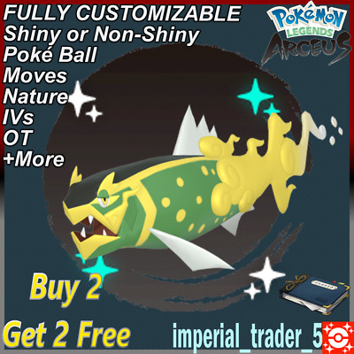 Pokémon Legends Arceus   Shiny Alpha Basculegion   W/ Best 6IV Customizable