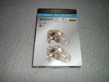 Defiant Brandywine Bed And Bath Door Knob Combo Pack  Stainless Steel 2 Pack