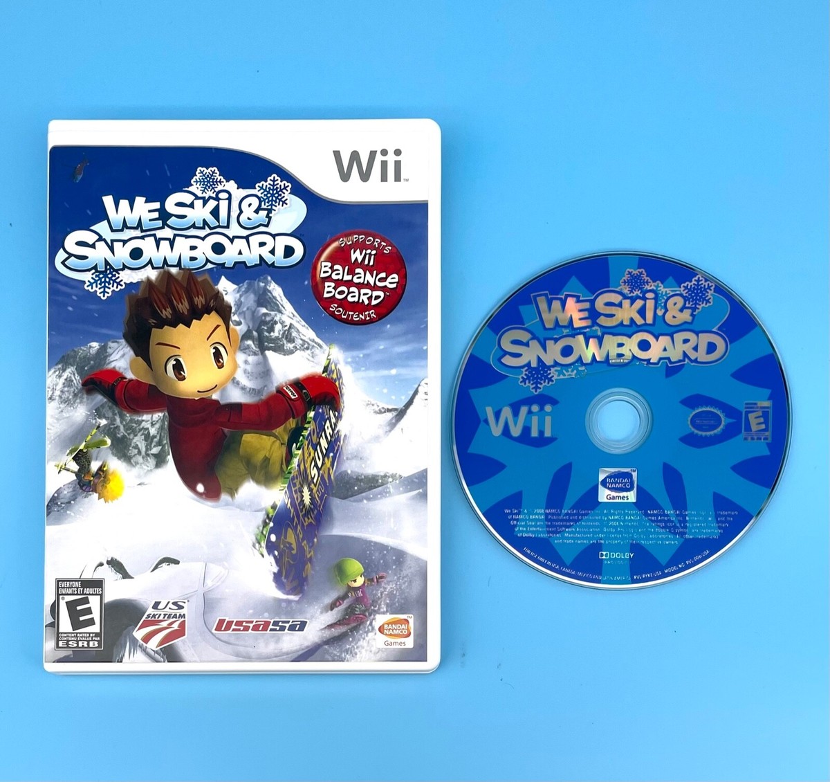 We Ski & Snowboard - Nintendo Wii - Tested & Working 722674800174