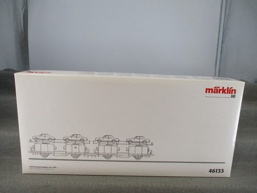 Märklin 46133 Güterwagen-Set "Autotransportwagen um 1970" [H0, AC] in OVP1 | Zustand: Gebraucht