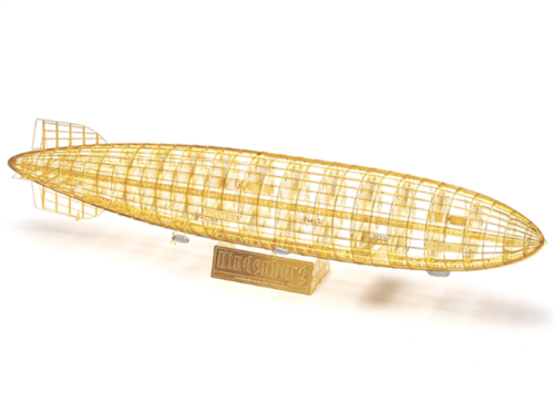 The Hindenburg Airship 1/1000 Brass Metal Assembly Construction Skeleton Model - Picture 1 of 5
