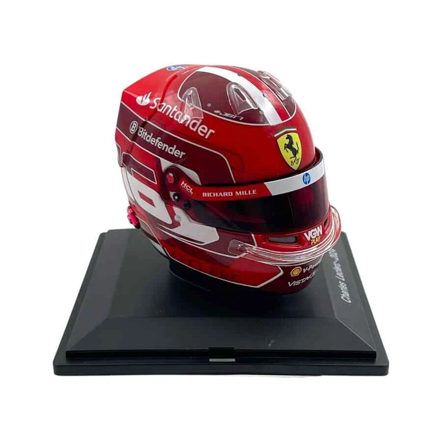 Mini Helmet Spark 1/5 Charles Leclerc SF-24 2024 - Immagine 3 di 4