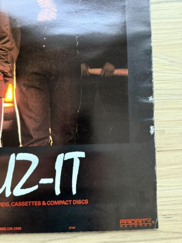 HOLY GRAIL ๐ถ๏ธ Eazy-E Eazy-Duz-It PROMO Poster 1988 Ruthless Records Hip Hop Rap - Picture 10 of 11