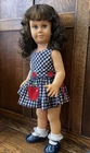 1960's Chatty Cathy  Doll - Brunette  Mute In OOAK Outfit