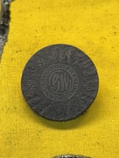 1789 George Washington Inaugural Long Live The President Pewter Button