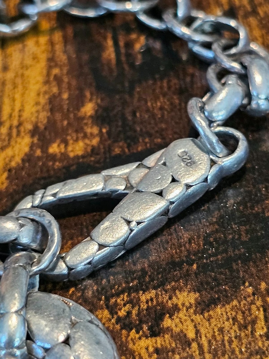 John Hardy Sterling Silver Kali Donut Charm Link Bracelet View 2